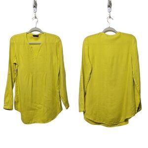 M&S COLLECTION Linen Pintuck Long Sleeve Top 6